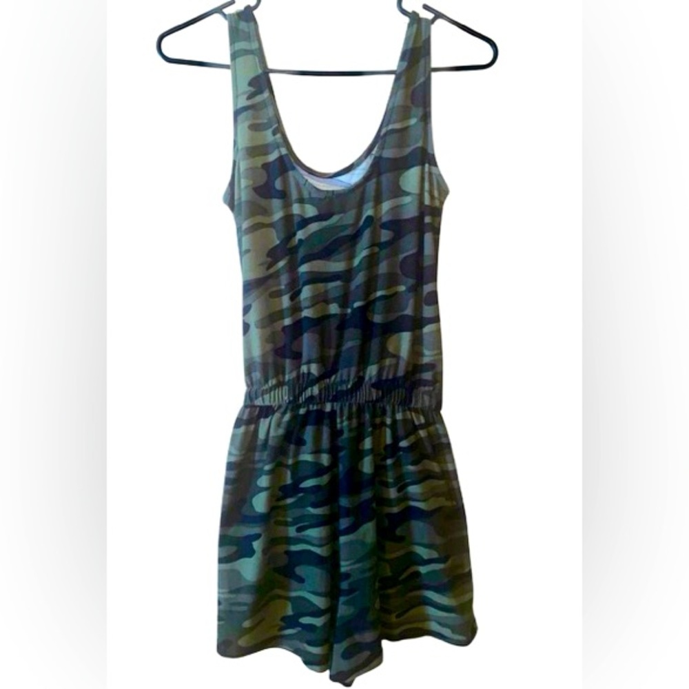 Derek Heart Camo Romper